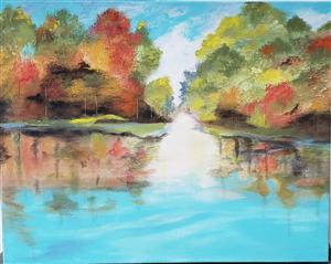 FALL COLORS - ACRYLIC PAINTING