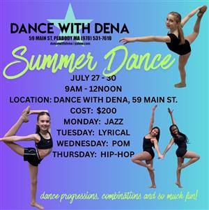 dance with dena summer 2026 flyer