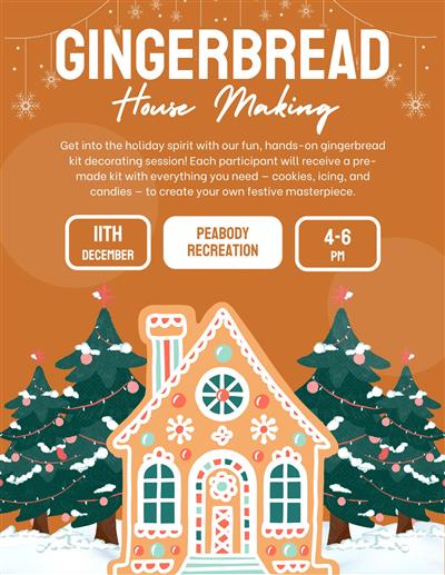 Gingerbread house making